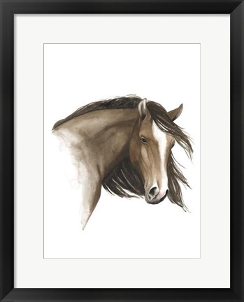 Framed Wild Horse I Print
