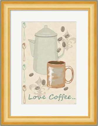 Framed Love Coffee Print