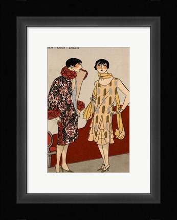Framed Vintage Couture VII Print
