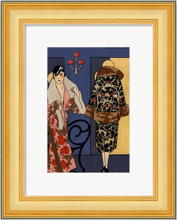 Framed Vintage Couture XI Print
