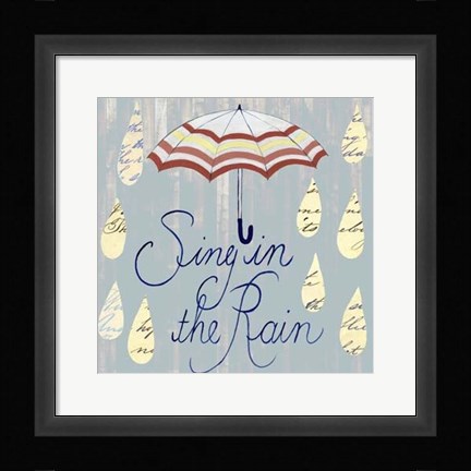 Framed Rainy Day IV Print
