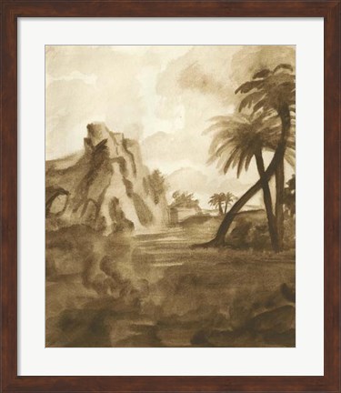Framed British Tropics II Print