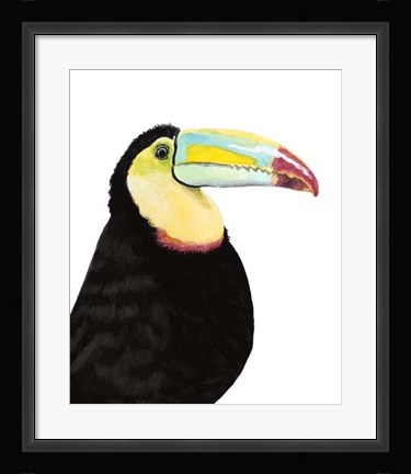 Framed Watercolor Toucan Print