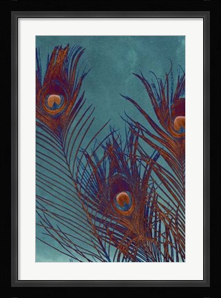 Framed Luxe Plumes I Print