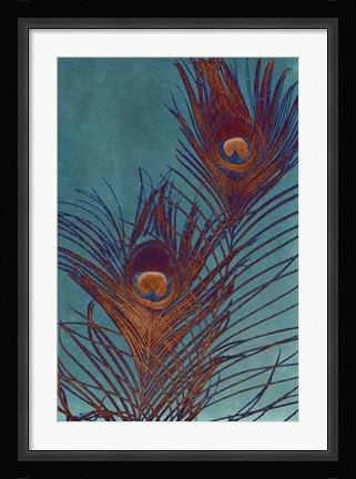 Framed Luxe Plumes II Print