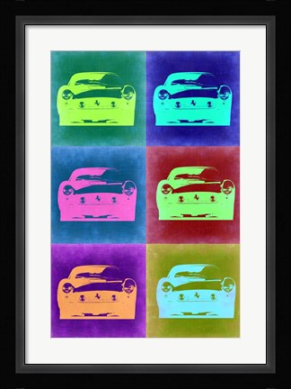 Framed Ferrari Pop Art 2 Print