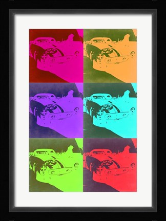Framed Racing Ferrari Pop Art 3 Print