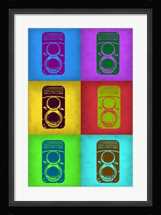 Framed Vintage Camera Pop Art 2 Print