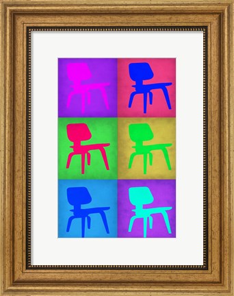 Framed Eames Chair Pop Art 5 Print