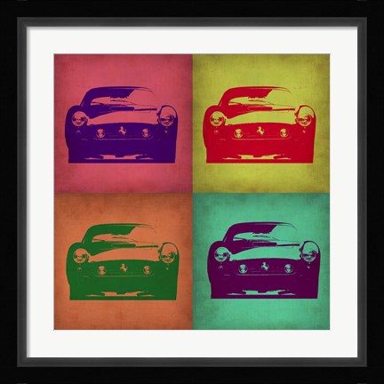 Framed Ferrari Pop Art 1 Print