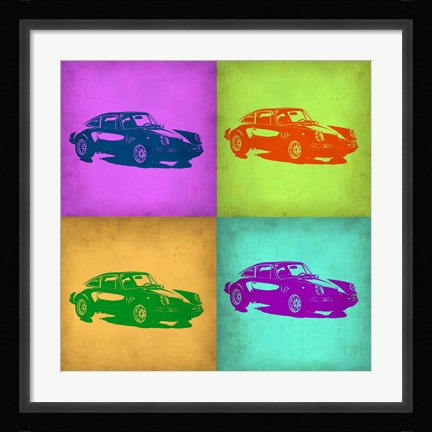 Framed Porsche Pop Art 1 Print