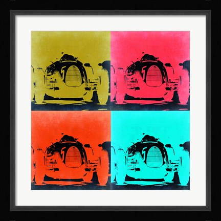 Framed Audi Autounion Pop Art 2 Print