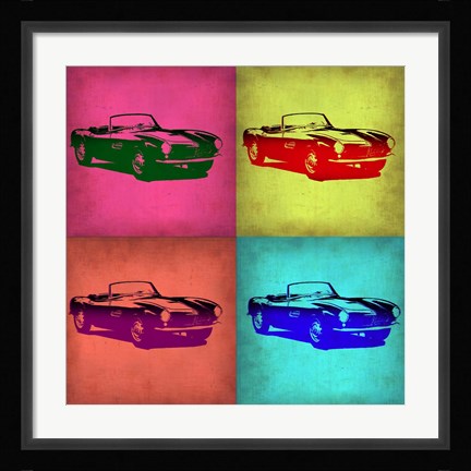 Framed BMW 507 Pop Art 1 Print