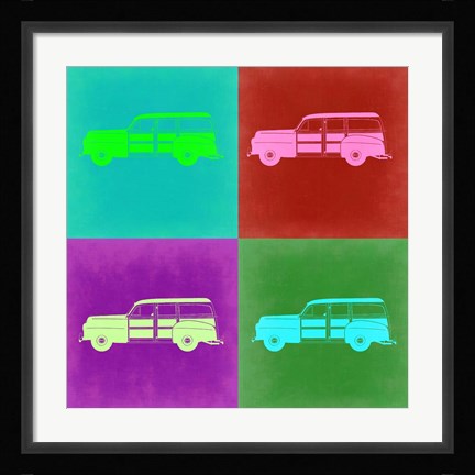 Framed Ford Woody Pop Art 2 Print