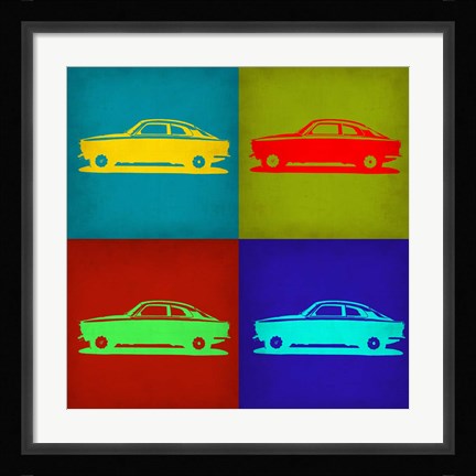 Framed Alfa Romeo Gulia Pop Art 1 Print