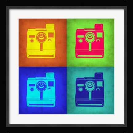 Framed Vintage Polaroid Camera Pop Art 1 Print