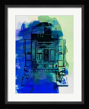 Framed Star Warriors Watercolor 4 Print