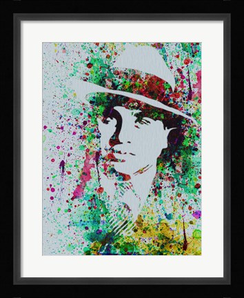 Framed Al Capone Watercolor Print