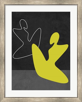 Framed Yellow Girl Print