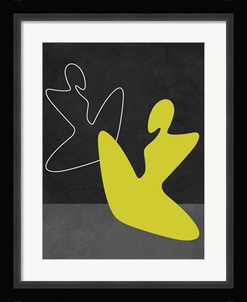 Framed Yellow Girl Print