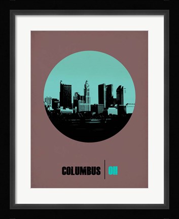 Framed Columbus Circle 2 Print