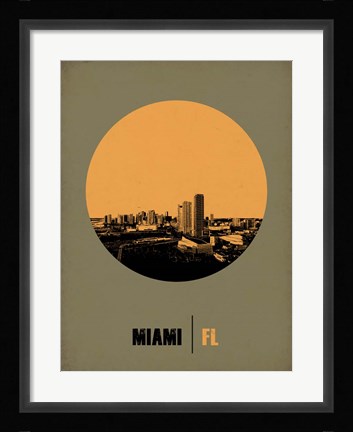 Framed Miami Circle 1 Print