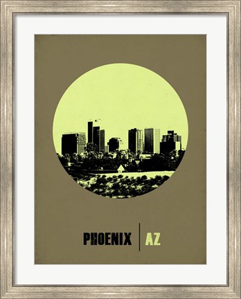 Framed Phoenix Circle 1 Print