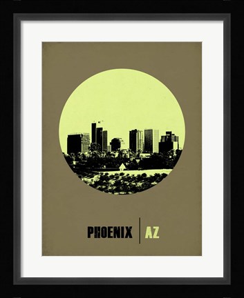 Framed Phoenix Circle 1 Print
