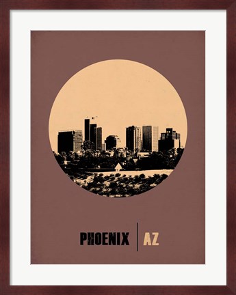 Framed Phoenix Circle 2 Print