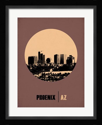 Framed Phoenix Circle 2 Print