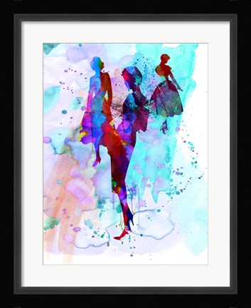 Framed Fashion Models 7 Print