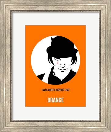 Framed Orange 2 Print