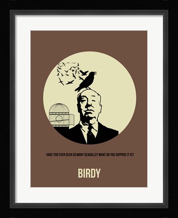Framed Birdy 1 Print