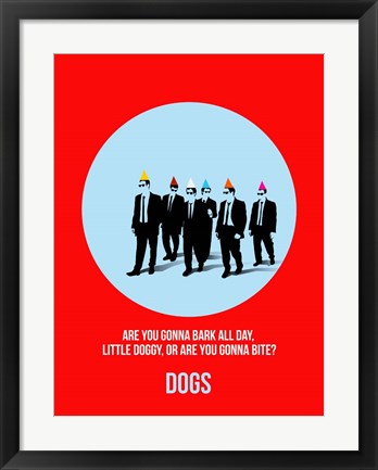 Framed Dogs 2 Print