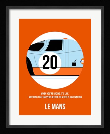 Framed Le Mans 1 Print