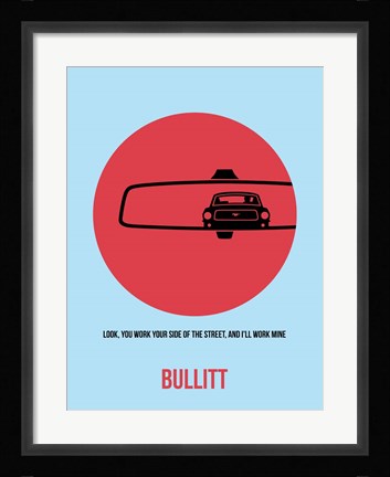 Framed Bullitt 1 Print