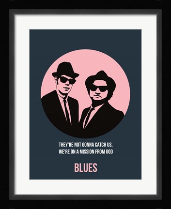 Framed Blues 1 Print