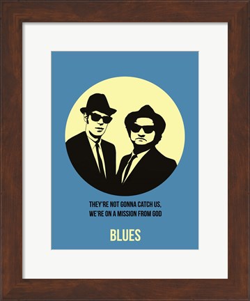 Framed Blues 2 Print