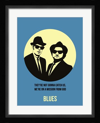 Framed Blues 2 Print