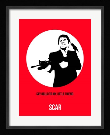 Framed Scar 2 Print