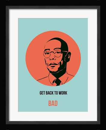 Framed Bad 3 Print