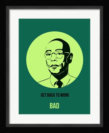 Framed Bad 4 Print