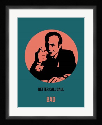 Framed Bad 6 Print