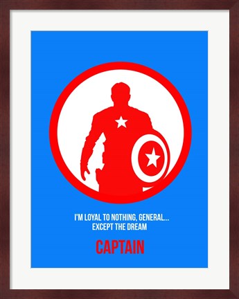 Framed Captain 2 Print