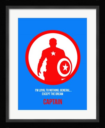 Framed Captain 2 Print