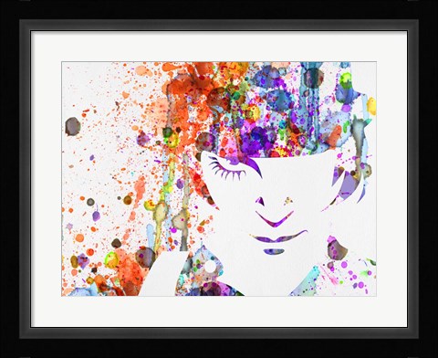 Framed Clockwork Watercolor Print