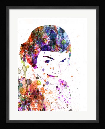 Framed Amelie Watercolor Print