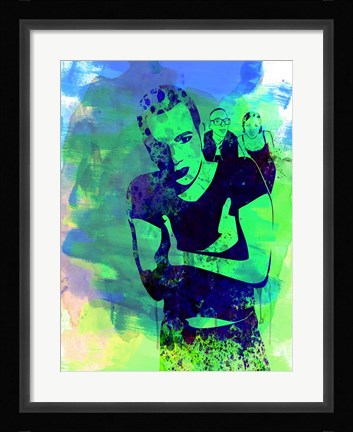 Framed Trainspotting Watercolor 2 Print