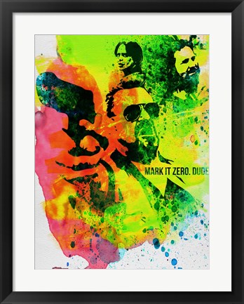 Framed Walter Watercolor Print