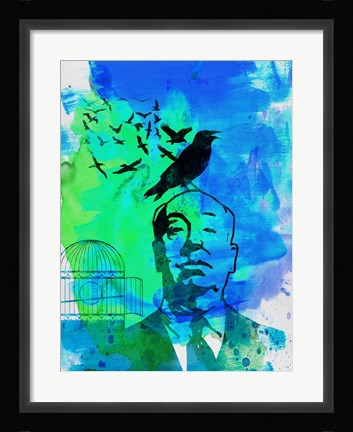 Framed Birds Watercolor Print